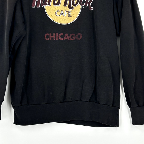 Vintage Hard Rock Chicago Sweatshirt Size Large Anvil Tag Crew Neck USA - Picture 4 of 10